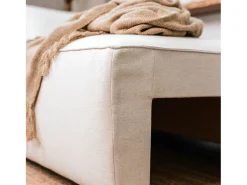 Sale Sofá-cama 3 lugares - chaise longue reversível lado direito/esquerdoche com arrumação integrada (239 x 157 x 91 cm) - JADE Bege