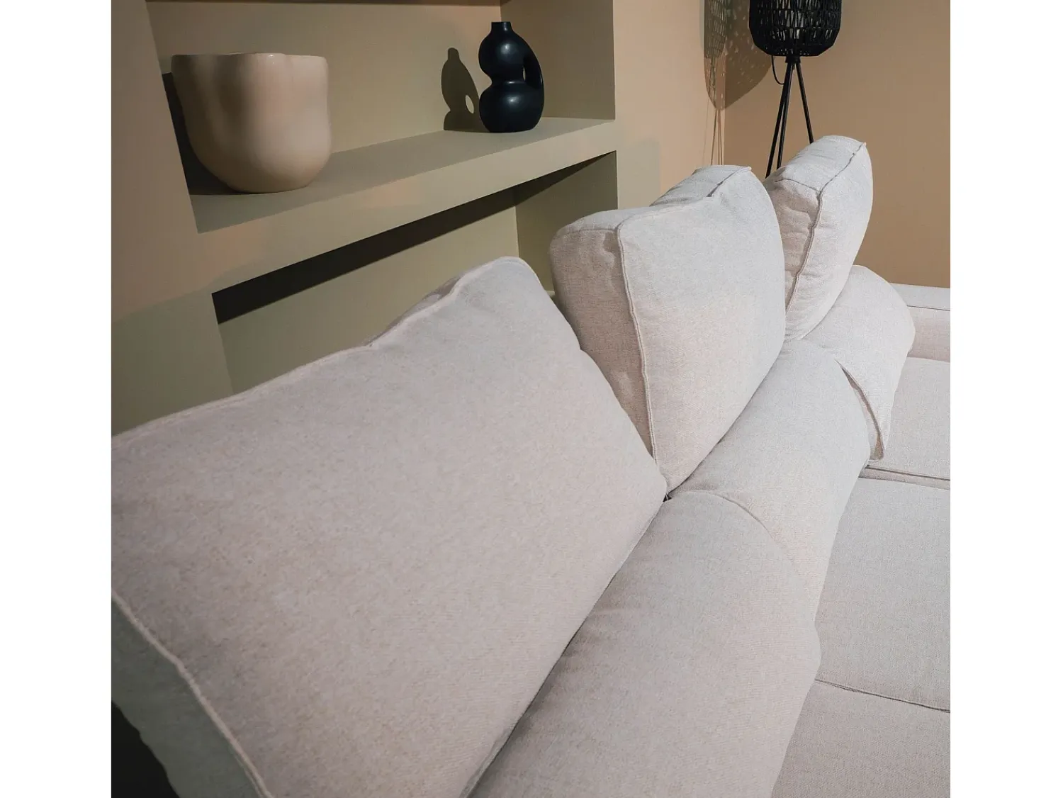 Sofá-cama 3 lugares - chaise longue reversível lado direito/esquerdoche com arrumação integrada (248,5 x 117 x 103 cm) - HARPER^ Sofá