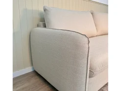 Clearance Sofá-cama 3 lugares com abertura fácil (225 x 140 x 91 cm) - CHLOE Bege