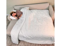 Clearance Sofá-cama 3 lugares com abertura fácil (225 x 140 x 91 cm) - CHLOE Bege