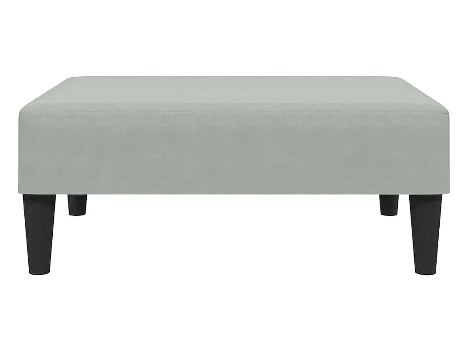 Sofá*vidaxl Sofá-cama 2 lugares c/ apoio de pés veludo -claro Cinzento