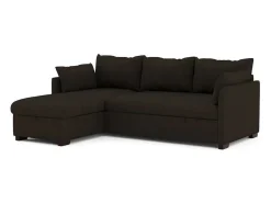 Sofá-cama 3 lugares - chaise longue reversível lado direito/esquerdoche com arrumação integrada (221 x 162 x 85 cm) - ORLANDO^ Sofá