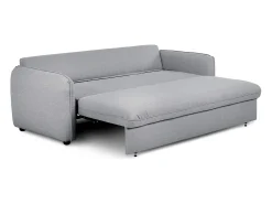 Sofá* Sofá-cama 3 lugares com abertura fácil (225 x 140 x 91 cm) - CHLOE Cinzento