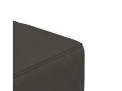 vidaxl Sofá-cama 2 lugares com duas almofadas veludo -escuro^ Sofá