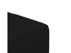 Sofá|vidaxl Sofá-cama 2 lugares com duas almofadas veludo Preto