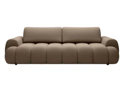 Vente-unique Sofá-cama 4 lugares conversível em tecido da cor FRIDORA^ Sofá