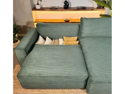 Sofá-cama 3 lugares Abeto - chaise reversível lado direito/esquerdoche com arrumação integrada (269 x 158 x 96 cm) - LAUREN^ Sofá