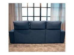 Sale Sofá-cama 3 places - chaise longue reversível lado direito/esquerdoche com arrumação integrada (248,5 x 117 x 103 cm) - HARPER Azul