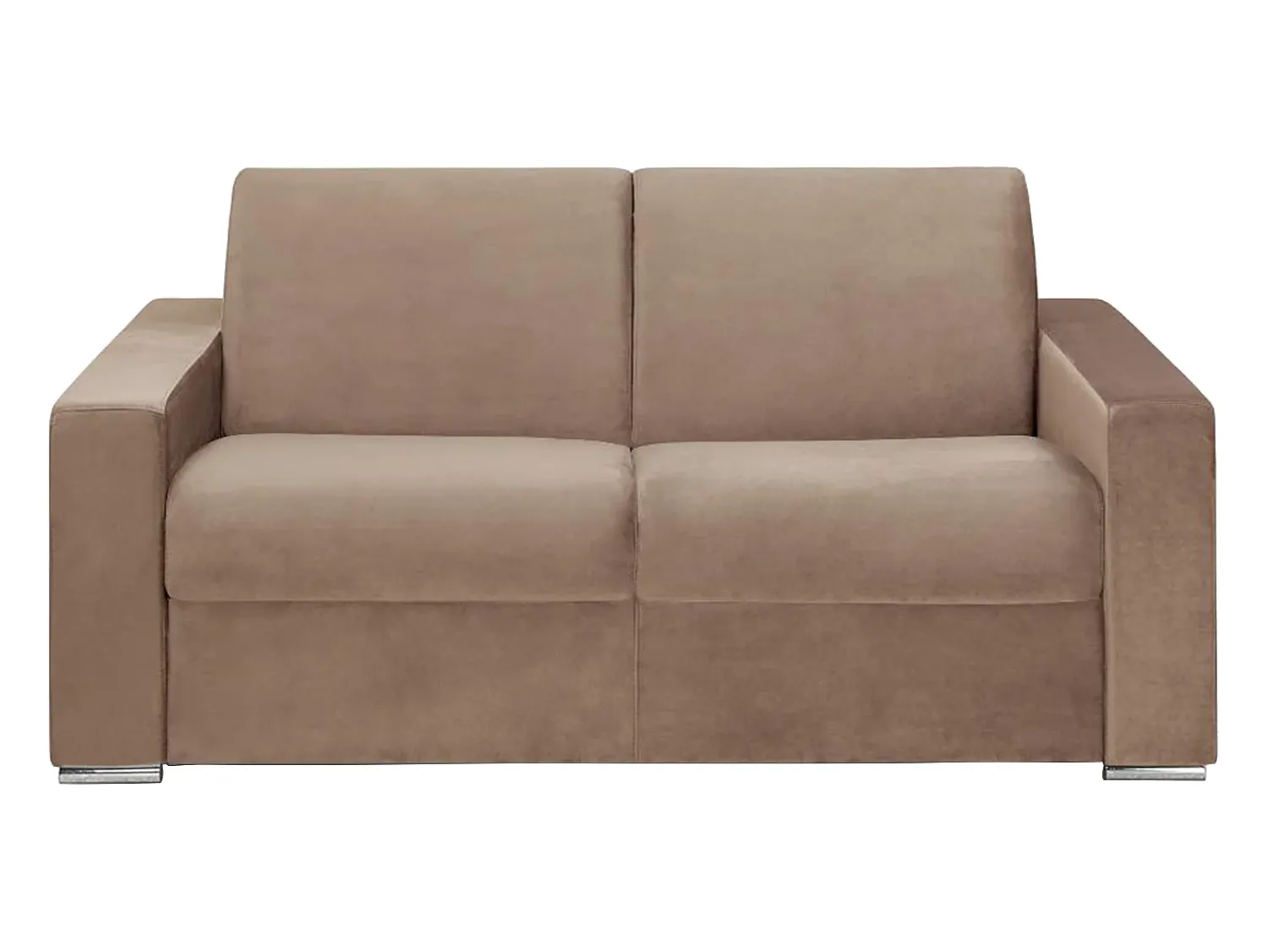 Vente-unique Sofá-cama abertura rápida 2 lug. colchão de 22cm veludo CALITO^ Sofá