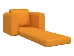 Sofá*vidaxl Sofá-Cama Escuro 98 x 71 x 83 cm tecido Amarelo