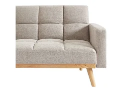 Sofá|Price Factory Sofá-cama conversível de 3 lugares coleção ADONA Bege