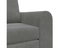 Hot vidaxl Sofá-Cama Cinza Escuro 98 x 71 x 83 cm Veludo Cinzento
