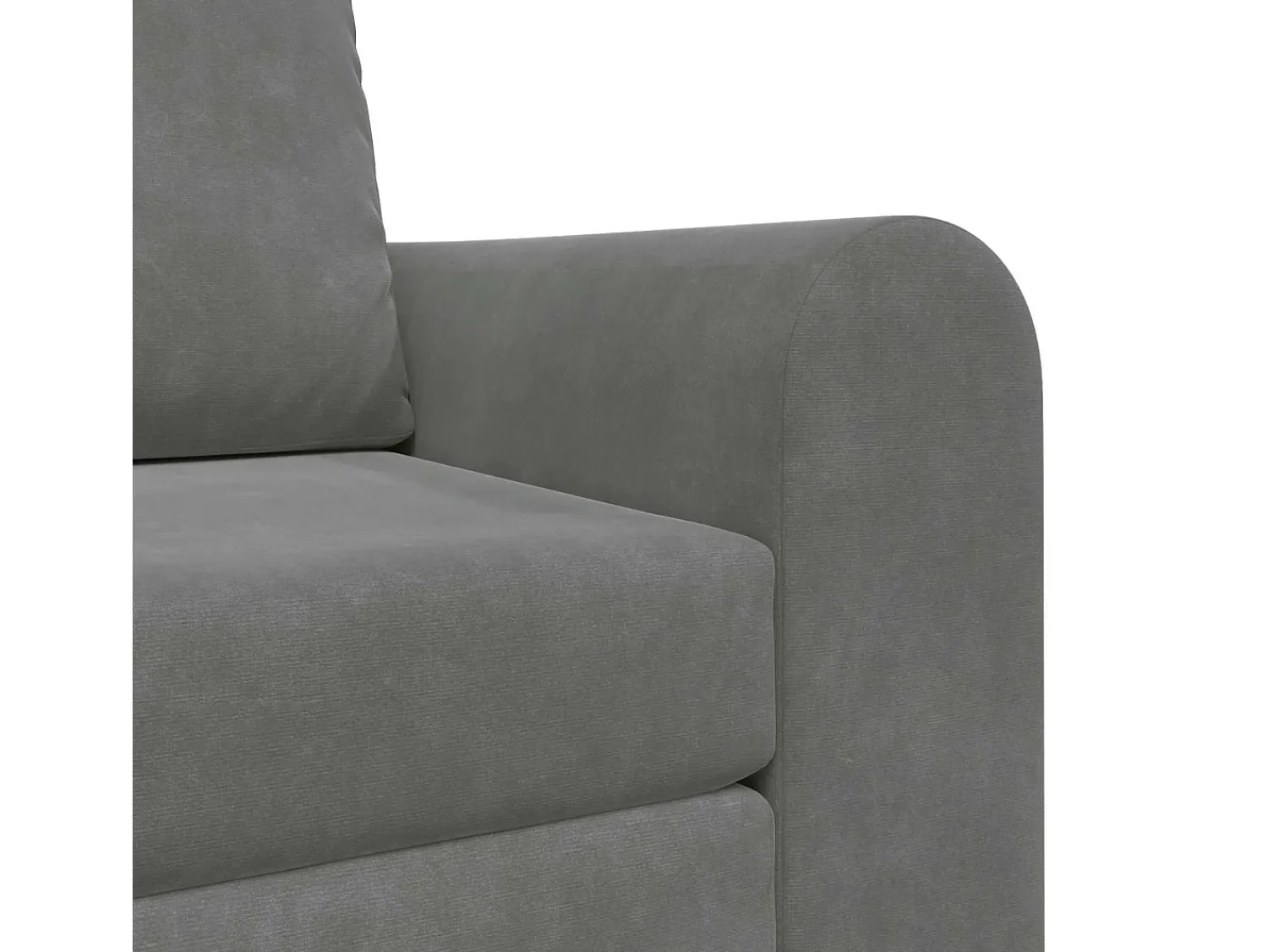 Hot vidaxl Sofá-Cama Cinza Escuro 98 x 71 x 83 cm Veludo Cinzento