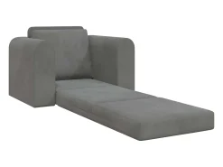 Hot vidaxl Sofá-Cama Cinza Escuro 98 x 71 x 83 cm Veludo Cinzento