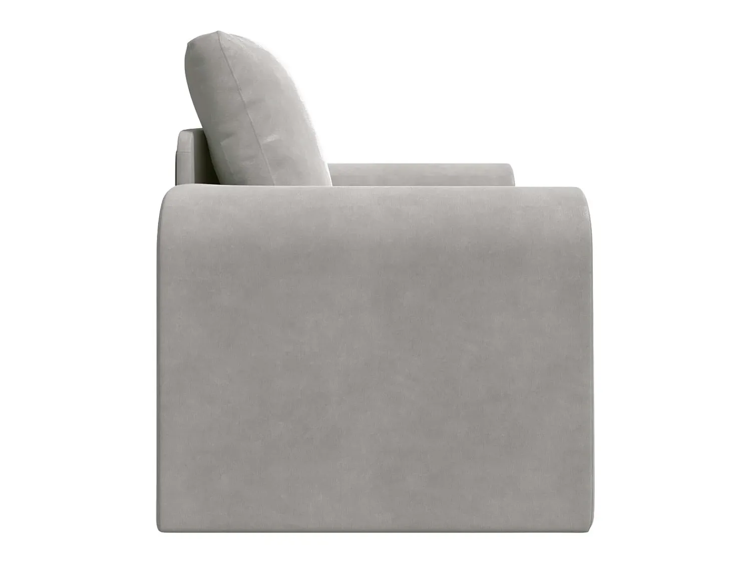 Sofá|vidaxl Sofá-Cama Cinzento-claro 98 x 71 x 83 cm Veludo Cinzento claro