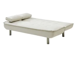 Sofá*Vente-unique Sofá-cama clic clac em tecido MISHAN Bege