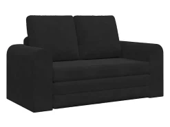 Sofá*vidaxl Sofá-Cama 60cm Veludo Preto