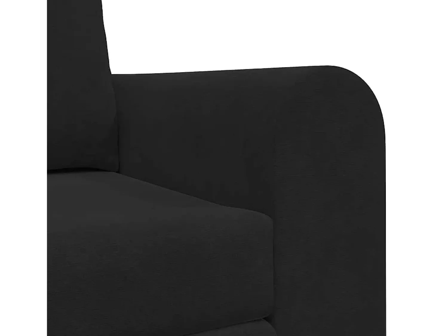 Sofá*vidaxl Sofá-Cama 60cm Veludo Preto