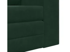 vidaxl Sofá-Cama 60cm Escuro Veludo^ Sofá