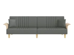 Sofá* Sofá-cama com apoio de braços tecido -escuro PT229468 Cinzento