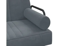 Online vidaxl Sofá-cama com apoio de braços veludo -escuro Cinzento
