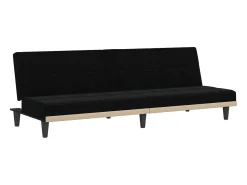 Sofá-cama com suporte para copos tecido PT370858^ Sofá