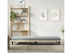 Sofá* Sofá-cama com suportes para copos tecido -claro PT795528 Cinzento