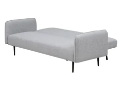Concept-Usine Sofá-Cama Conversível de 3 Lugares em Tecido Cinza BERNE - Design Elegante, Braços Removíveis, Conforto Máximo^ Sofá