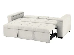 Sofá*Concept-Usine Sofá-cama conversível de 3 lugares em tecido NOHO Bege