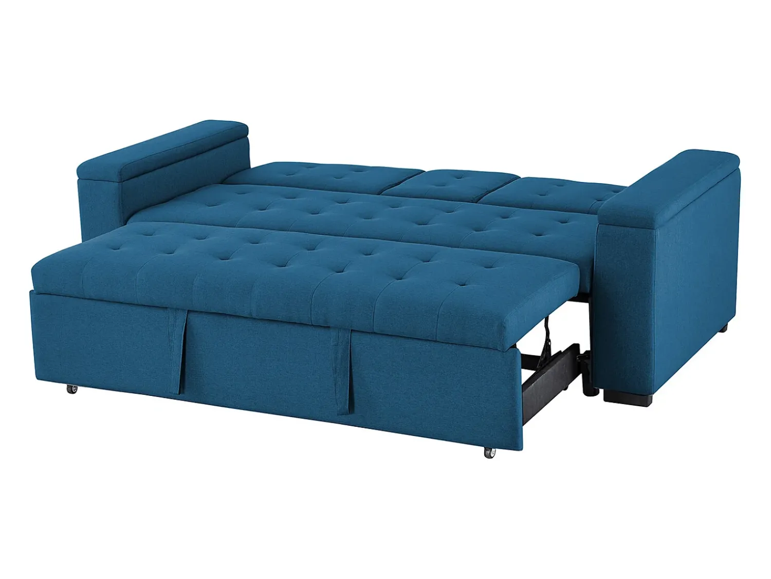 Sofá|Concept-Usine Sofá-Cama Conversível de 3 Lugares em Tecido Petróleo Noho - Moderno e Modular Azul