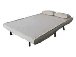 Concept-Usine Sofá-Cama Conversível em Veludo Cotelê 2 Lugares ENNIS^ Sofá