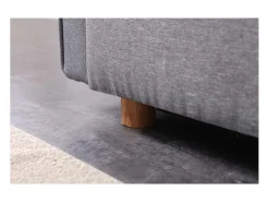 Concept-Usine Sofá-Cama Conversível Escandinavo 3 Lugares Cinza COPENHAGUE Design Único e Conforto XXL^ Sofá