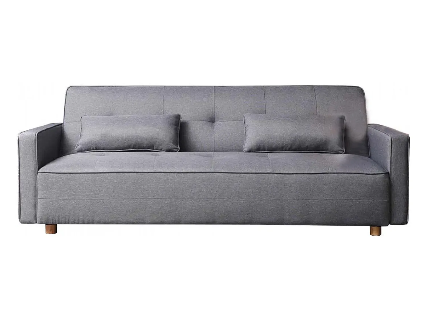 Concept-Usine Sofá-Cama Conversível Escandinavo 3 Lugares Cinza COPENHAGUE Design Único e Conforto XXL^ Sofá