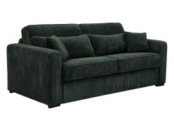 Vente-unique Sofá-cama conversível MONDOVI Express em veludo cotelê com estrado de ripas, 160 cm de largura, 16 cm de espessura.^ Sofá