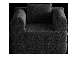 Hauss Spole Sofá-cama convertível - Um lugar - Tecido chenille^ Poltrona