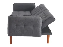 Sale Concept-Usine Sofá-cama de 3 lugares cinza com mesa central rebatível INVERNESS Cinzento