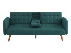 Sofá|Concept-Usine Sofá-cama de 3 lugares conversível com mesa central rebatível INVERNESS Verde