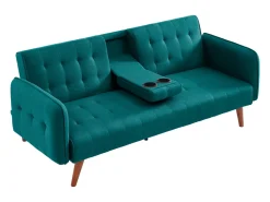 Sofá|Concept-Usine Sofá-cama de 3 lugares conversível com mesa central rebatível INVERNESS Verde