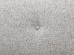 Sofá|Vente-unique Sofá-cama de 3 lugares em tecido cinza claro com mesa CLOSIPA Cinzento claro