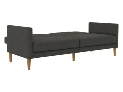 Loft24 Sofá-cama de 3 lugares Lilly cinzento claro^ Sofá