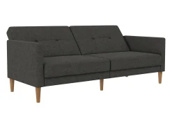 Loft24 Sofá-cama de 3 lugares Lilly cinzento claro^ Sofá