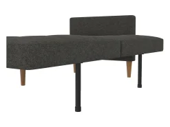 Loft24 Sofá-cama de 3 lugares Lilly cinzento claro^ Sofá