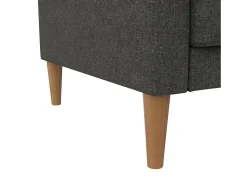 Loft24 Sofá-cama de 3 lugares Lilly cinzento claro^ Sofá