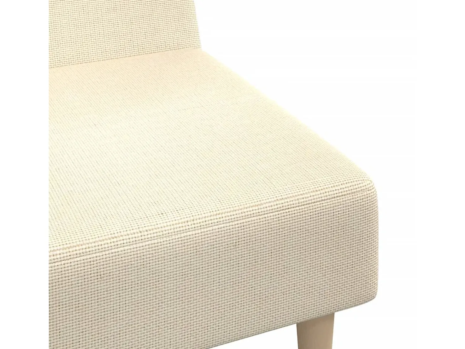 Online vidaxl Sofá-cama de 2 lugares tecido cor Creme