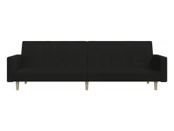 vidaxl Sofá-cama de 2 lugares tecido^ Sofá