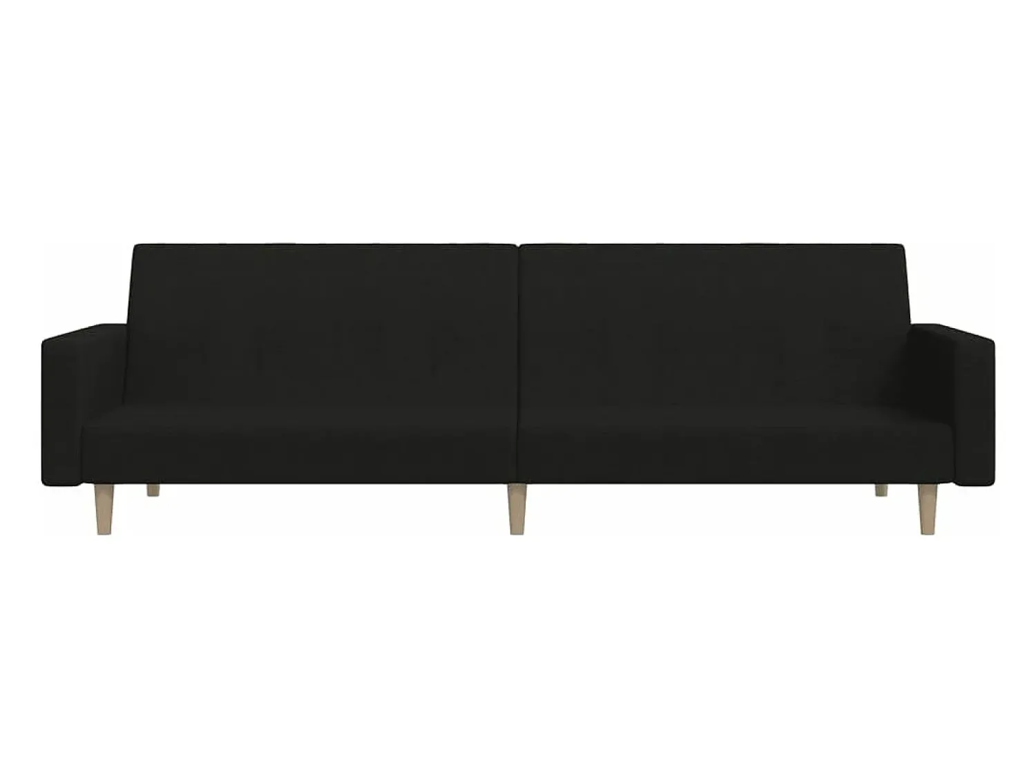 vidaxl Sofá-cama de 2 lugares tecido^ Sofá