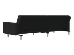 vidaxl Sofá-cama de 2 lugares tecido^ Sofá