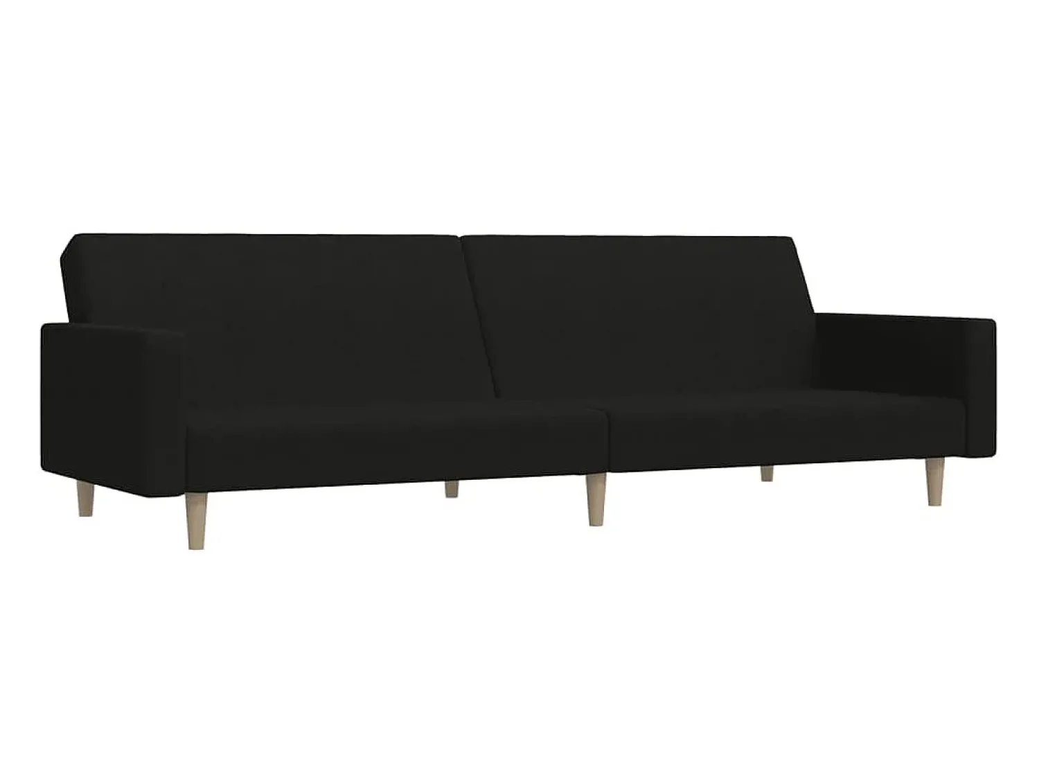 vidaxl Sofá-cama de 2 lugares tecido^ Sofá