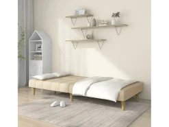 Sofá-cama de 2 lugares tecido cor PT186215^ Sofá