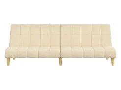 Sofá-cama de 2 lugares tecido cor PT186215^ Sofá